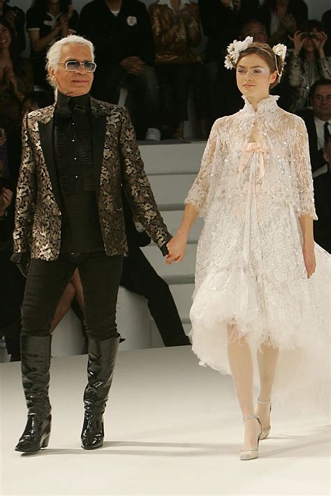 karl lagerfeld chanel runway